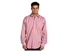 TailorByrd - Varied Stripe L/S Shirt (Light Blue/Red/White Stripe)