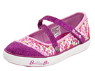 SKECHERS KIDS - Bella Ballerina Curtsies - Tiny Twirl (Little Kid/Big Kid) (Hot Pink Printed Sparkle Mesh/Hot Pink Trim) - Footwear