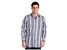 TailorByrd - Sport Multi Stripe L/S Shirt (Yellow/Blue Stripe)