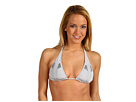 Calvin Klein - Bejeweled Halter Top (Platinum)