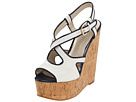Nine West - Boushie (White/Navy Leather)