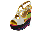 Nine West - Boushie (White/Yellow Leather)
