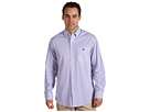 U.S. Polo Assn - LS Pop-3Q (White/Cobalt Blue Stripe)