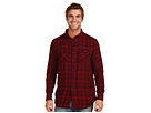 Nautica - Deep-Dyed Flannel-Inspired Plaid Shirt (Racing Boat Red)