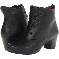 Wolky Cadenza (Black Leather) Footwear