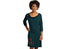 JWLA - Rose Cowl Neck Dress (Peacock)