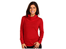 MICHAEL Michael Kors Petite - Petite L/S Cowl Neck Sweater (Red Blaze)