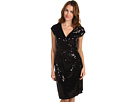 MICHAEL Michael Kors - Sequined Wrap Dress (Black)