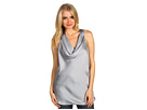 MICHAEL Michael Kors - Sleeveless Oversized Cowl Neck Top (Nickel)