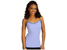 Lucy - Yoga Siren Racerback (Marina Block Print/Marina)