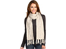 Betsey Johnson - Cable with Crystals Muffler (Ivory)