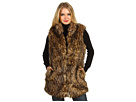 MICHAEL Michael Kors - Faux Fur Long Vest (Dark Camel)