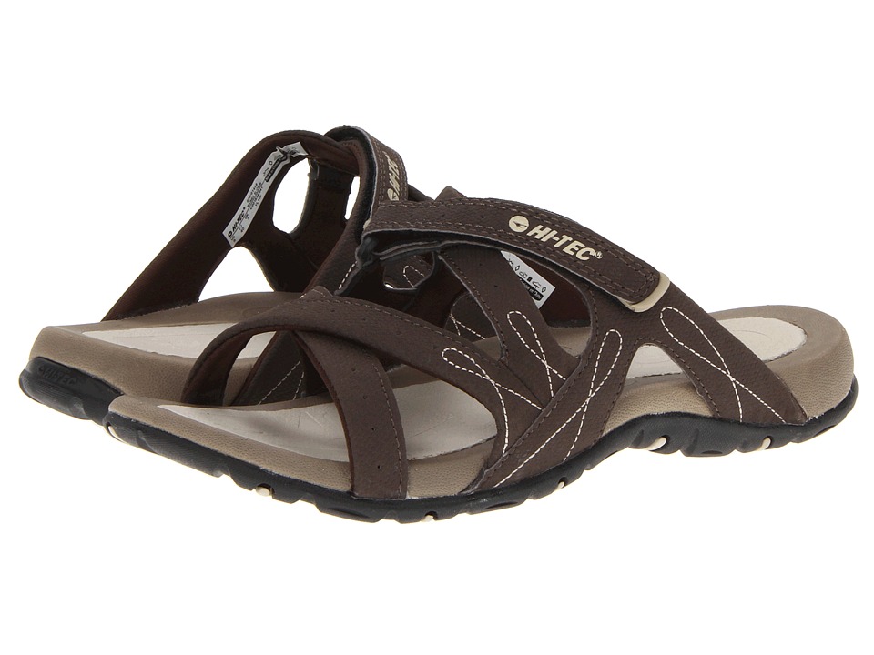 UPC 090641181220 product image for Hi-Tec Waimea Slide (Chocolate/Sand) Women's Sandals | upcitemdb.com