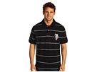 U.S. Polo Assn - Striped Polo w/ Tonal Emb. PP (Black)