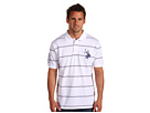 U.S. Polo Assn - Striped Polo w/ Tonal Emb. PP (White)