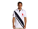 U.S. Polo Assn - Solid Polo w/ YD Under Collar (White)