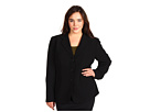Jones New York Collection Plus - Plus Size Three-Button Jacket (J Black)