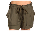 BCBGeneration - Pleated Pocket Short (Moss Shadow)