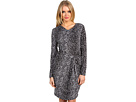 MICHAEL Michael Kors - West End Spot Cowl Twist Dress (Black)