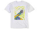 Billabong Kids - Barrel S/S Tee (Big Kids) (Light Grey Heather) - Apparel