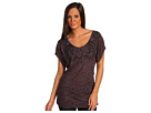Affliction - Lovita Oversize V-Neck Burnout (Charcoal)