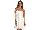 Jessica Simpson - Polka Dot Ruffled Tank Dress (White) - Apparel