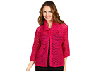 Jones New York Collection Petite - Petite Perforated Boiled Wool Jacket (New Garland)