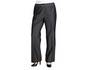 AK Anne Klein Plus - Plus Size Texture Suiting Trouser Pant (Dark Charcoal)