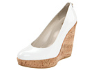 Stuart Weitzman - Corkswoon (White Patent) - Footwear