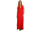 BCBGMAXAZRIA - Meadows Halter Maxi Dress (Red Berry) - Apparel