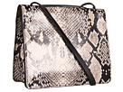 BCBGMAXAZRIA - Loren Snake Shoulder Bag (Black/White) - Bags and Luggage