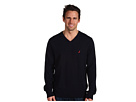Nautica - V-Neck Solid Sweater (Class Navy)