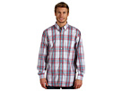 Nautica - Medium Tartan Plaid L/S Shirt (Dusty Neptune)
