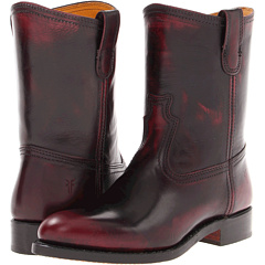 Frye Jet Boot Roper (Plum Brush Off) Footwear