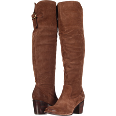 Frye Lucinda Slouch (Dark Brown Suede) Footwear