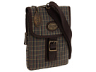 Fossil - Estate Porfolio Brief (Plaid) - Bags and Luggage