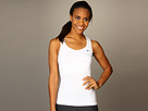 Nike - Statement Pleated Knit Tank Top (White/White/Black) - Apparel