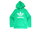 adidas Originals Kids - Trefoil Hoodie (Little Kids/Big Kids) (Fairway/White) - Apparel