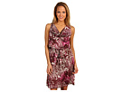 Christin Michaels - Awena Criss Cross Dress (Burgundy Multi)