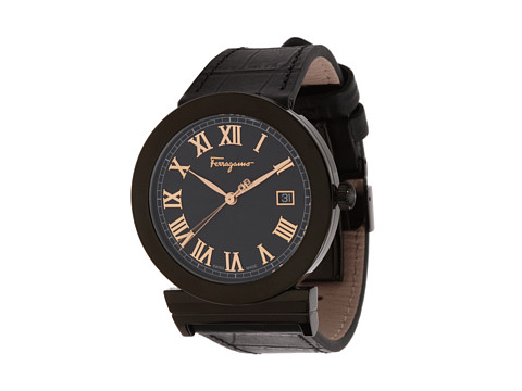 UPC 846341037622 product image for Salvatore Ferragamo Grande Maison 489407 (Black) Analog Watches | upcitemdb.com