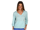 Gabriella Rocha - Denae Crop 3/4 Sleeve Hoodie (Aqua)