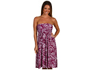 Gabriella Rocha - Yulia Print Strapless Dress (Purple Multi)
