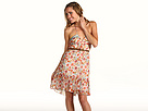 Twelfth Street by Cynthia Vincent - Halter Party Dress W/Belt (Wallpaper Floral) - Apparel