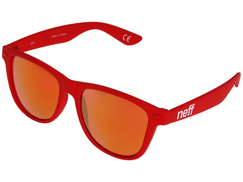 UPC 846490070914 product image for Neff Daily Shades (Red Soft Touch) Sport Sunglasses | upcitemdb.com
