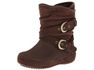 Crocs Kids - Berryessa Suede Buckle Boot (Toddler/Little Kid) (Espresso) - Footwear