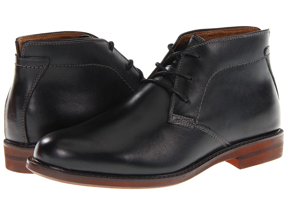 Florsheim Doon Chukka Boot (Black Smooth Leather) Men