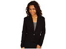 Anne Klein - Long Sleeve Shawl Collar 1 Button Jacket (Black)