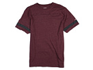 Volcom Kids - Boundless S/S Marled Crew (Big Kids) (Merlot) - Apparel