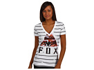 Fox - Heat V-Neck Tee (White)