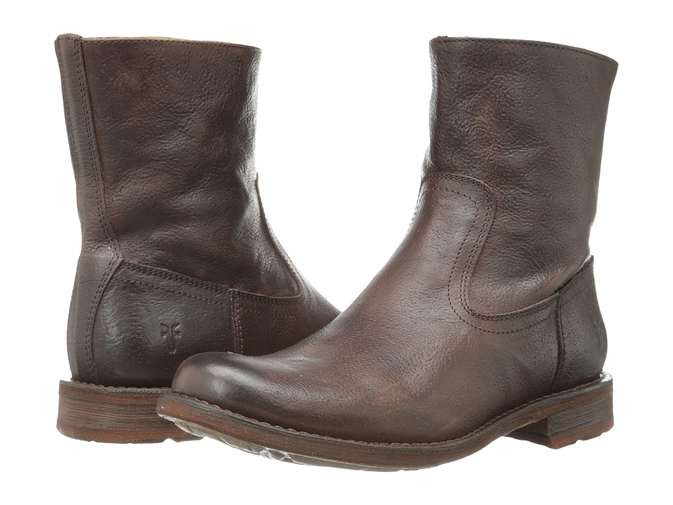Frye Bennett Inside Zip (Dark Brown) Men